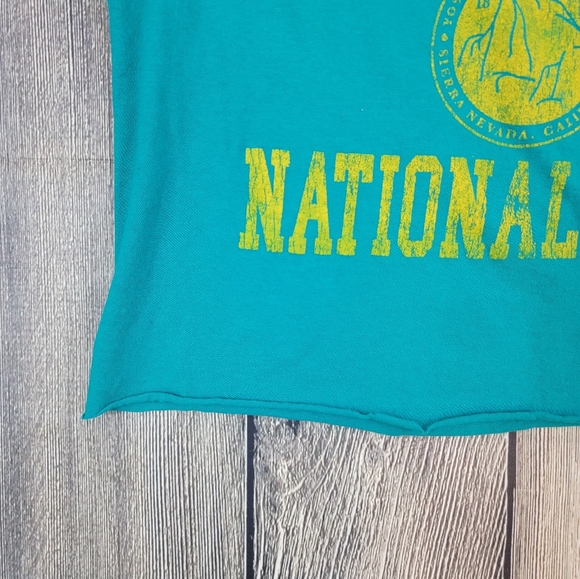 National Parks Society Yosemite Cut Off Cropped Short Sleeve Tee - Picture 2 of 7